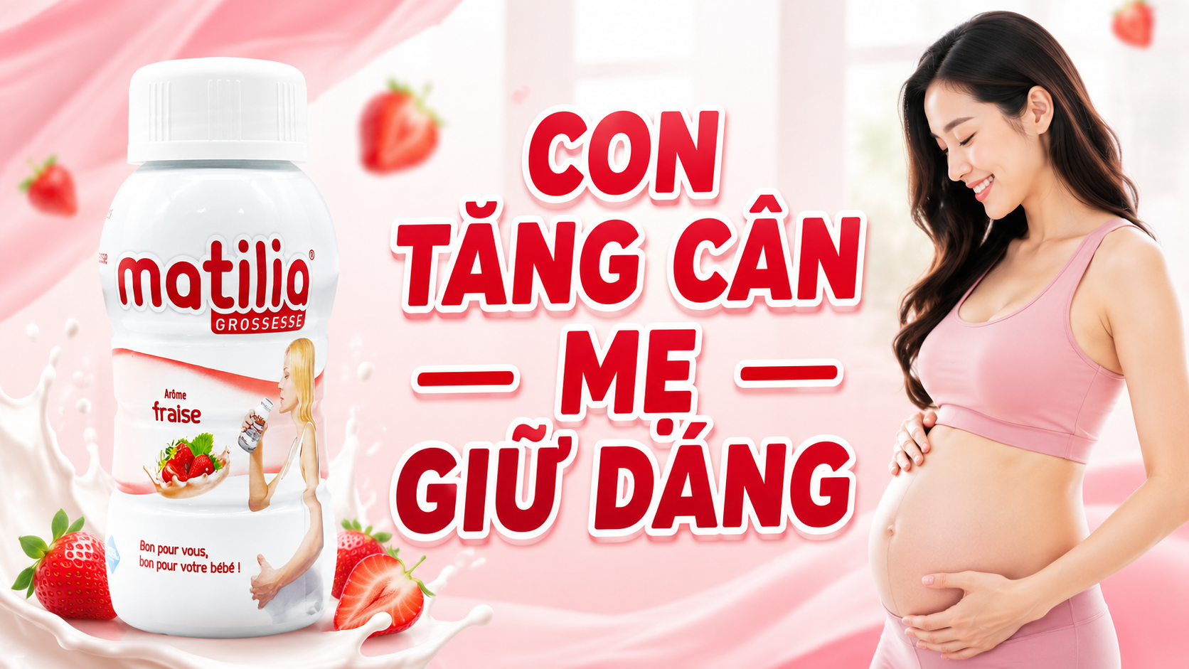Con tăng cân mẹ giữ dáng