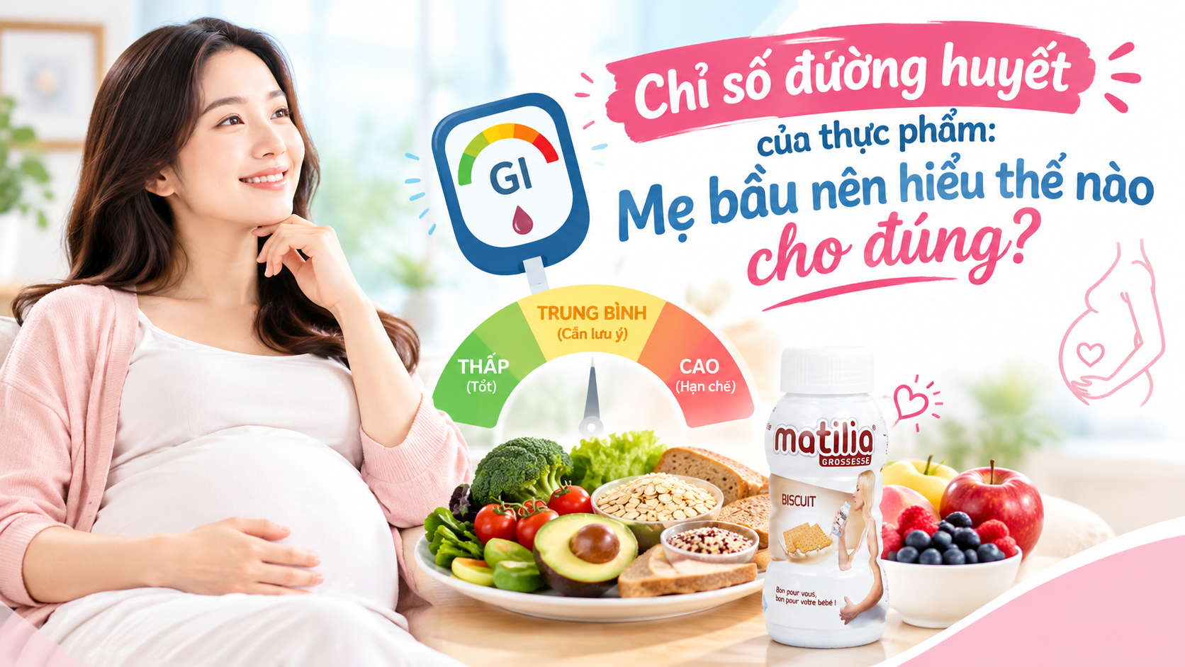 Chỉ số đường huyết của thực phẩm: Mẹ bầu nên hiểu thế nào cho đúng?