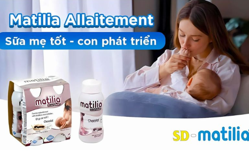 Sữa sau sinh Matilia giàu dinh dưỡng giúp mẹ nhanh chóng hồi phục sức khỏe sau sinh