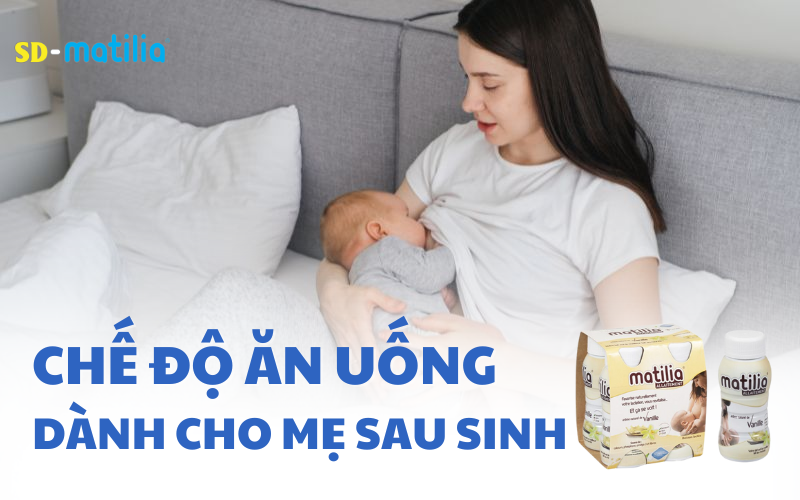 Chế độ ăn uống dành cho mẹ sau sinh, cho con bú