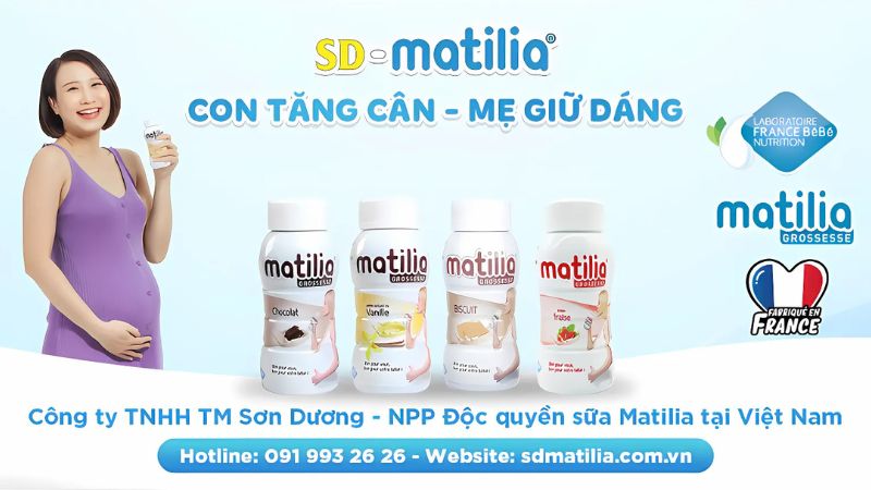 Sữa bầu Matilia, hỗ trợ dinh dưỡng cho mẹ mang thai lần đầu