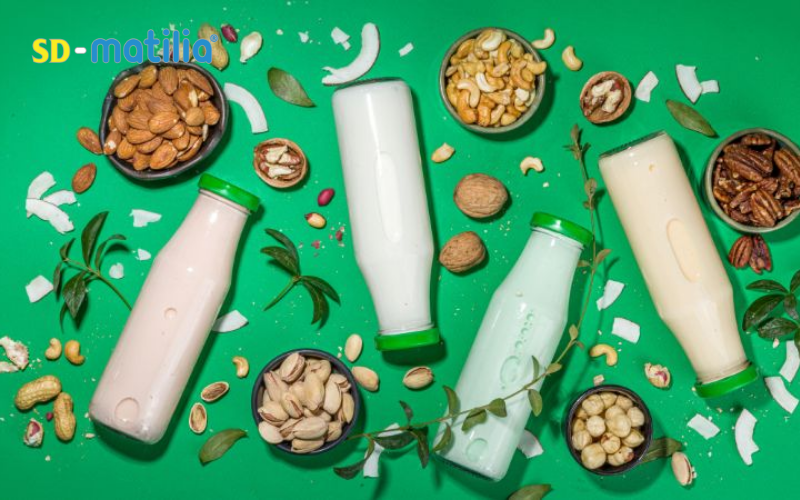 Sữa tươi và sữa hạt có chứa nhiều dưỡng chất nhưng không thể thay thế cho sữa bầu chuyên dụng