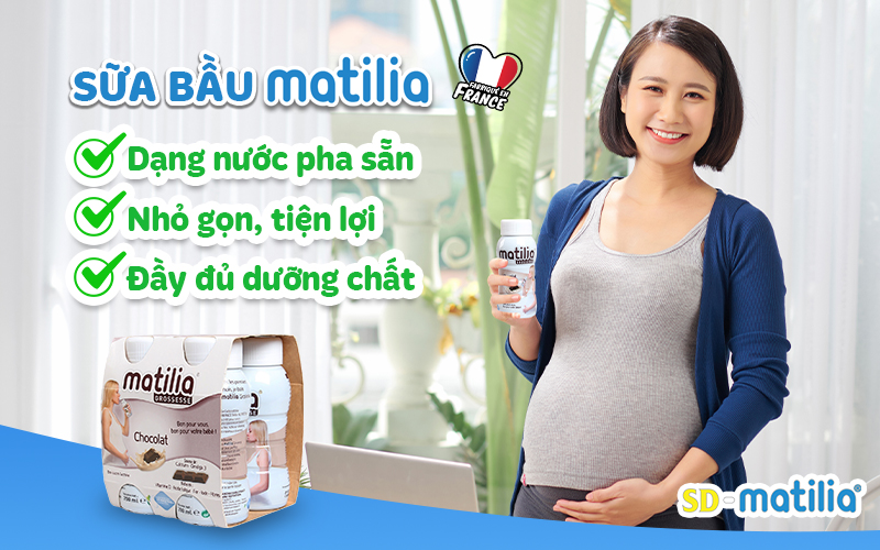 Sữa bầu Matilia được nhiều mẹ bầu đánh giá cao nhờ tính tiện lợi và hiệu quả mang lại