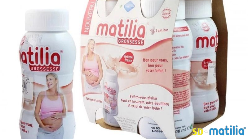 Review sữa bầu Matilia Grossesse vị Dâu