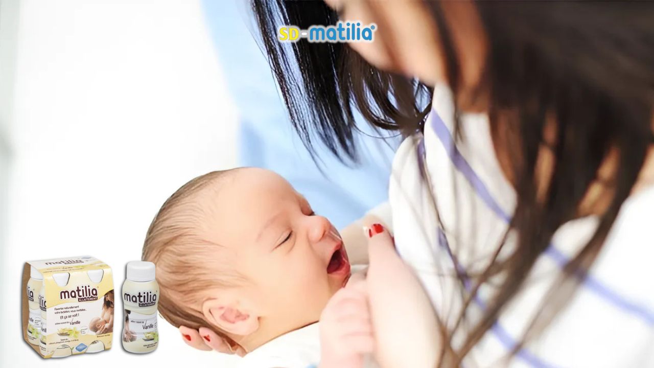 Uống sữa sau sinh