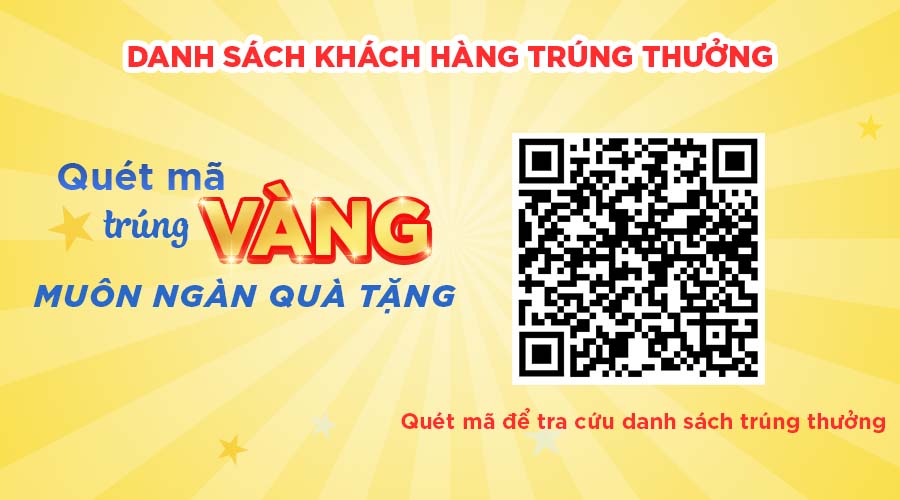 Danh sách khách hàng trúng giải Quét mã trúng vàng của SD-Matilia
