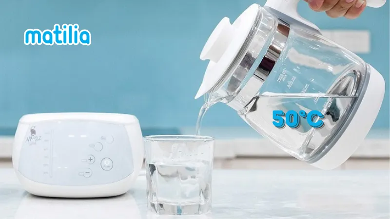 Hiểu lầm cần tránh về sữa bầu: Chỉ nên dùng nước nóng ở nhiệt độ 50 độ C để pha sữa