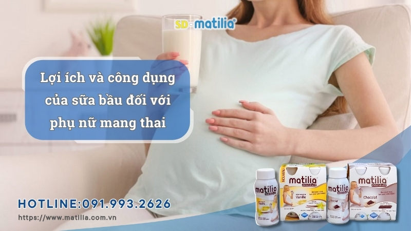 Lợi ích và công dụng của sữa bầu đối với phụ nữ mang thai
