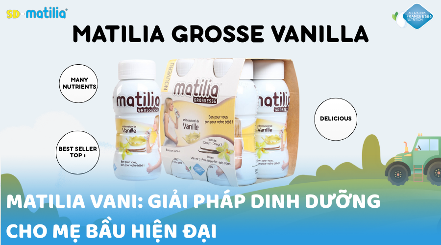 Sữa bầu Matilia Vani: Giải pháp dinh dưỡng hoàn hảo cho mẹ bầu hiện đại