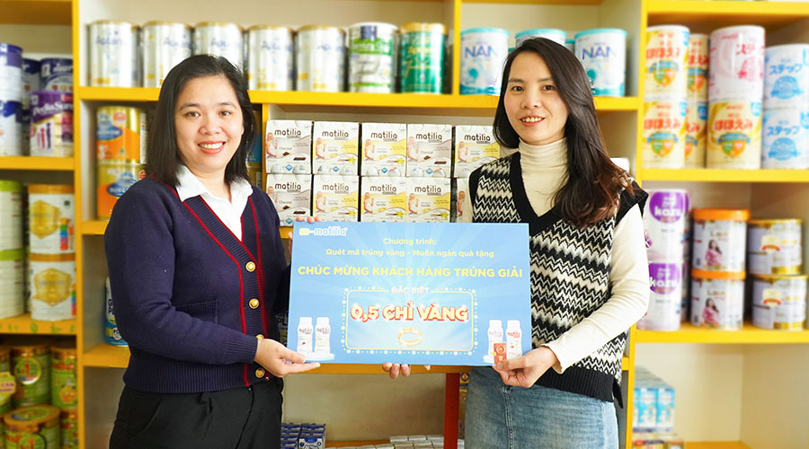 SD - Matilia trao thưởng vàng ròng, tri ân khách hàng may mắn