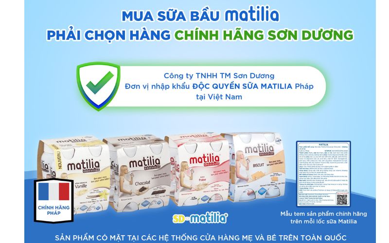 Mua sữa bầu matilia chính hãng