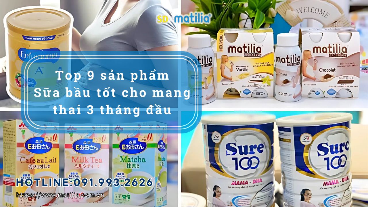 Sữa gì tốt cho mẹ bầu 03 tháng đầu?