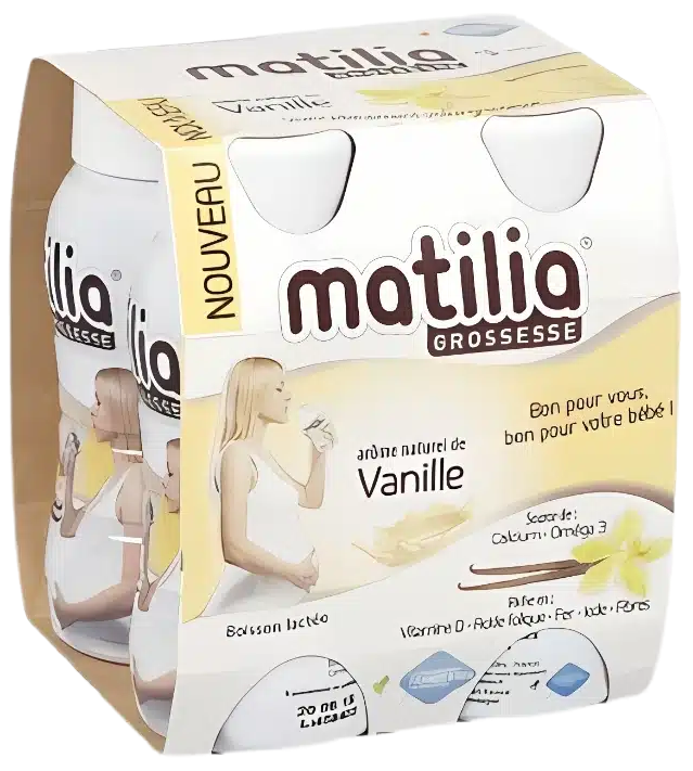 Sữa bầu Matilia vị Vani – Lốc 4 hộp - Giá bán lẻ khuyến nghị